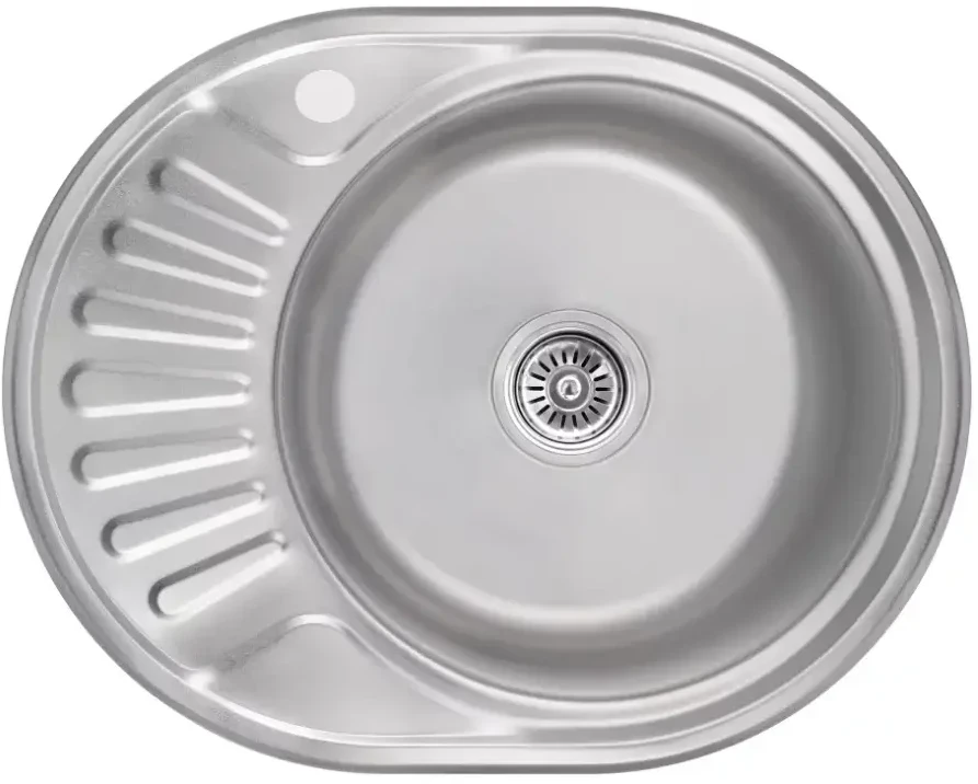Virtuvės kriauklė AB 570x450mm Satino su paviršiumi
