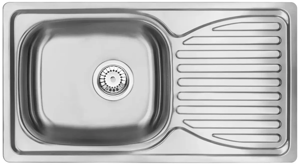 Virtuvės kriauklė AB 760x420x0.8mm Satino apdaila