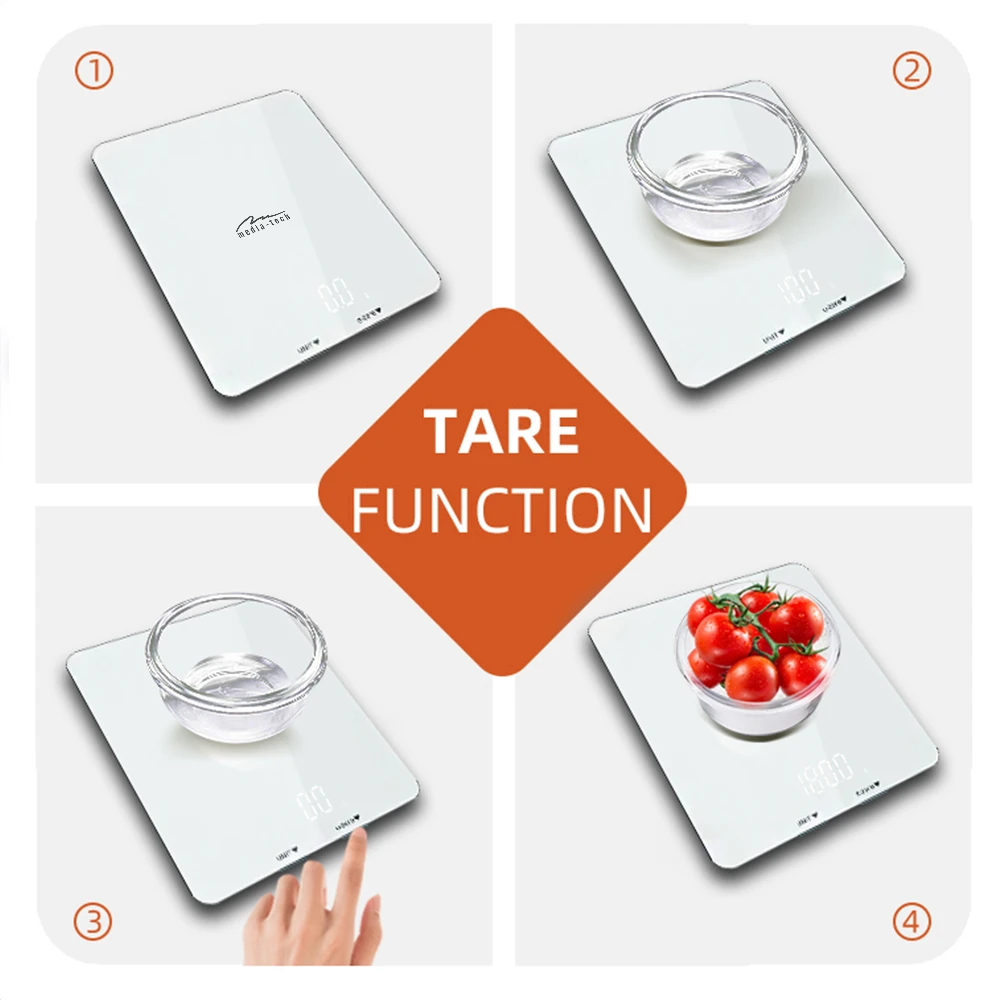 Media-Tech Virtuvinės svarstyklės SMART DIET SCALE MT5544
