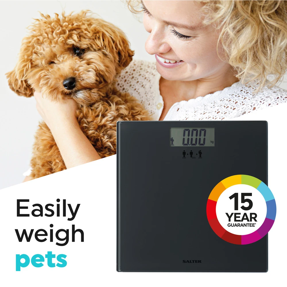 Virtuvinės svarstyklės Salter SA00300 GGFEU16 Add and Weigh Scale Juodas
