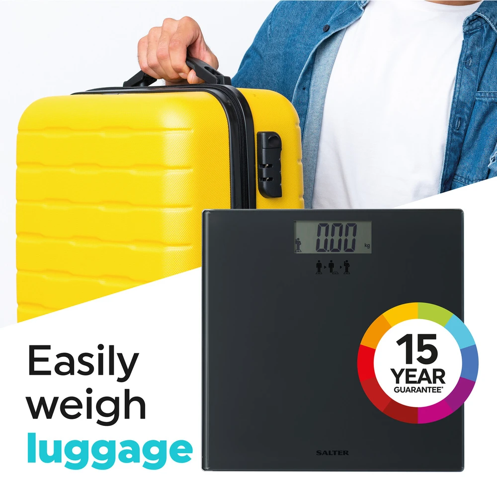 Virtuvinės svarstyklės Salter SA00300 GGFEU16 Add and Weigh Scale Juodas