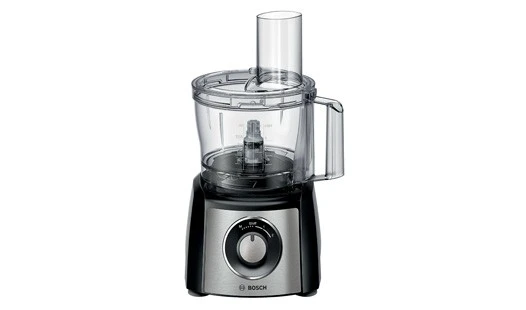 Virtuvinis kombainas Bosch Food processor MultiTalent 3 Plus 900 W, Juoda, šiaušto nerūdijančio plieno