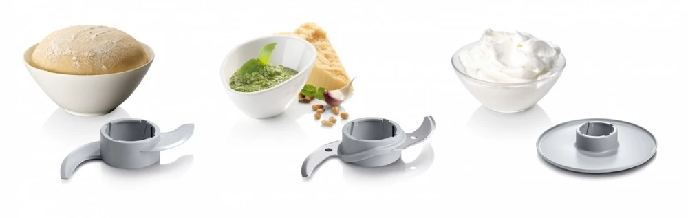 Virtuvinis kombainas Bosch Food processor MultiTalent 3 Plus 900 W, Juoda, šiaušto nerūdijančio plieno