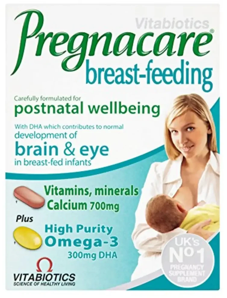 Vitabiotics Pregnacare Maisto papildas krūtimi maitinančioms motinoms 84 tabletės/kapsulės