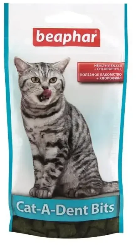 Beaphar Cat-a-dent bits, skanėstai katėms 35g
