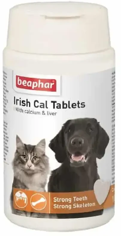 „Beaphar“ airiško kalcio tabletės, 150 tablečių.