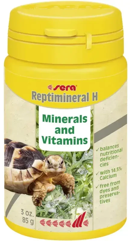 Sera Reptimineral H 100ml žolėdžių reptilijų vitaminai
