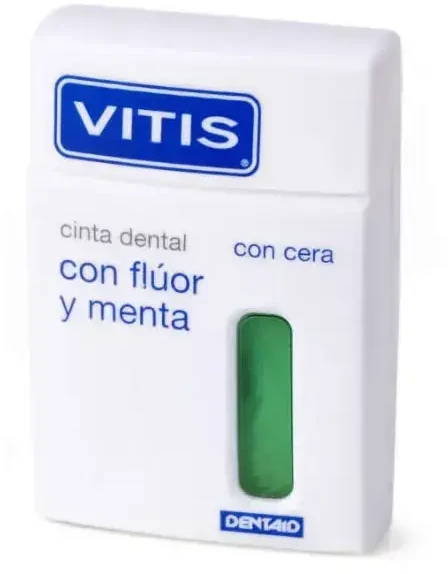 "Vitis" dantų juosta su fluoru ir mėtomis 50 m