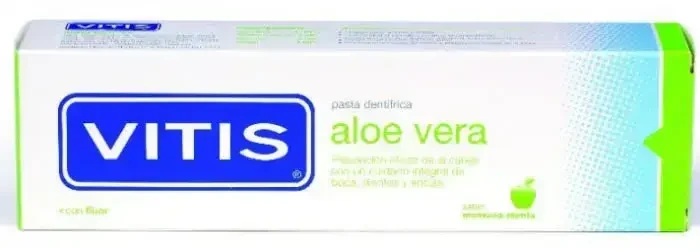 VITIS "Vits Aloe Vera" dantų pasta Mėtų obuolių skonio 125ml