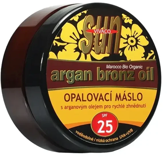 „Vivaco Sun Vital“ įdegio sviestas su BIO argano aliejumi SPF 25