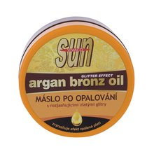 Vivaco Sun Argan Bronz Oil Glitter Aftersun Butter After Sun Care unisex, 200 ml
