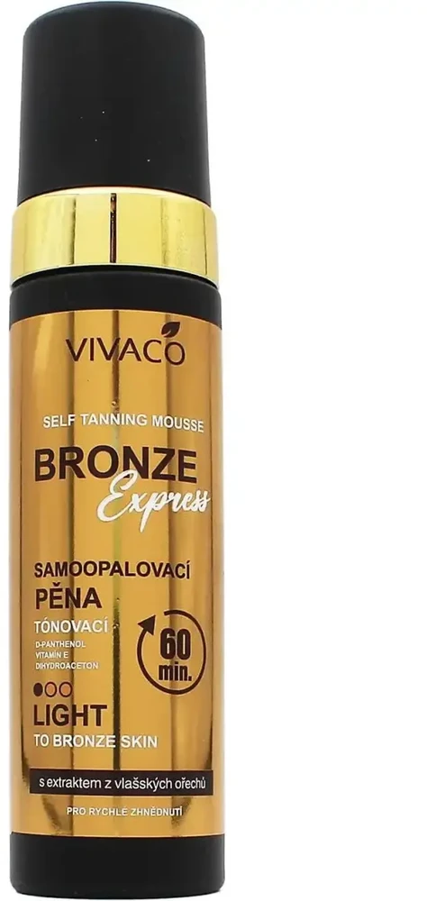 Vivaco Bronze Express Light savaiminio įdegio putos 200 ml