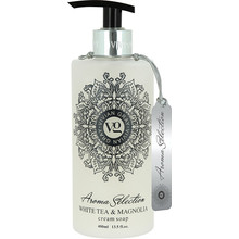 Vivian Gray Vivian Pilkas Kreminis skystas muilas Aroma Selection Baltas Tea & Magnolia (Kreminio muilas), 400 ml