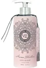 Vivian Gray Vivian Pilkas kreminis skystas rankų muilas Aroma Selection Lotus & Rose (Kreminio muilas), 400 ml