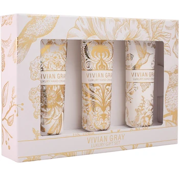 Vivian Gray Baltas Velvet Set Hand Kreminis Gift Set