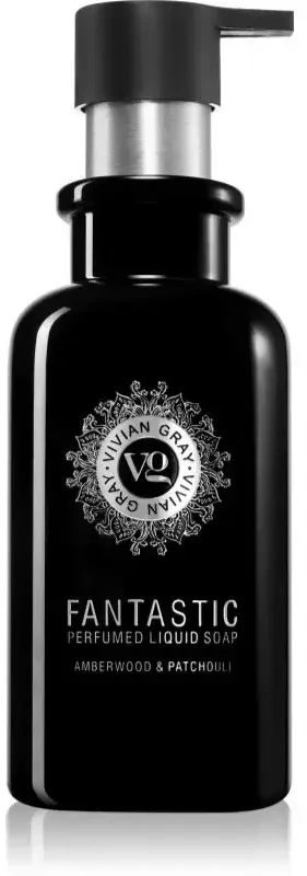 Vivian Gray skystas rankų muilas „Fantastic Amberwood & Patchouli“ (kvapusis skystas muilas), 300 ml