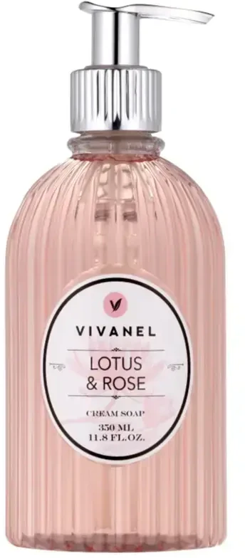 Vivian Gray Newcos VIVANEL skystas kremas-muilas Lotus & Rose, 350 ml