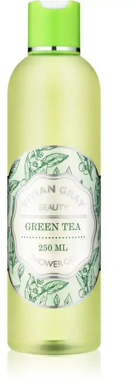 Vivian Gray, Naturals, Žalias Tea, Refreshing, Dušo želė, For All Skin Types, 250 ml