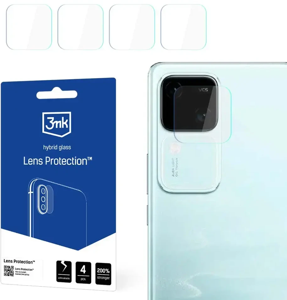 3MK „Vivo S18/S18 Pro“ kameros objektyvo apsauga (4 vnt.)