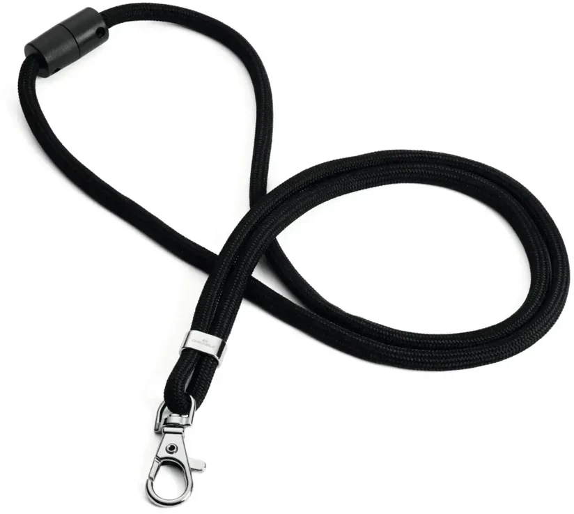 Durable Patvarus 824101, Ženklelio virvelė, Juodas, 1 vnt., Perdirbtas polietileno tereftalatas (rPET), 46 cm, 6 mm