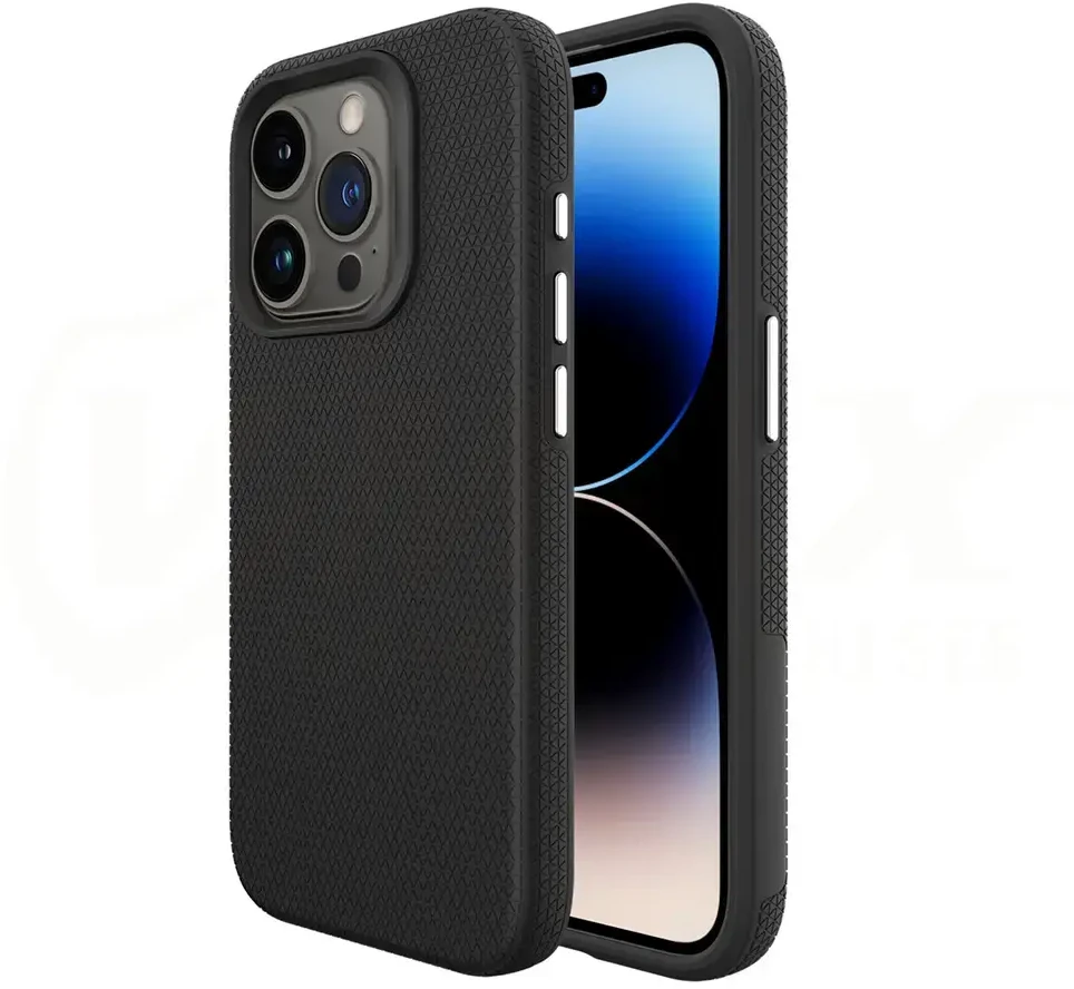 Vmax Triangle dėklas, skirtas iPhone 16 Pro Max 6,9" juodas