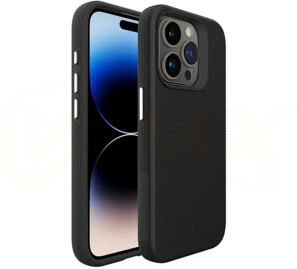 Vmax Triangle dėklas, skirtas iPhone 16 Pro Max 6,9" juodas