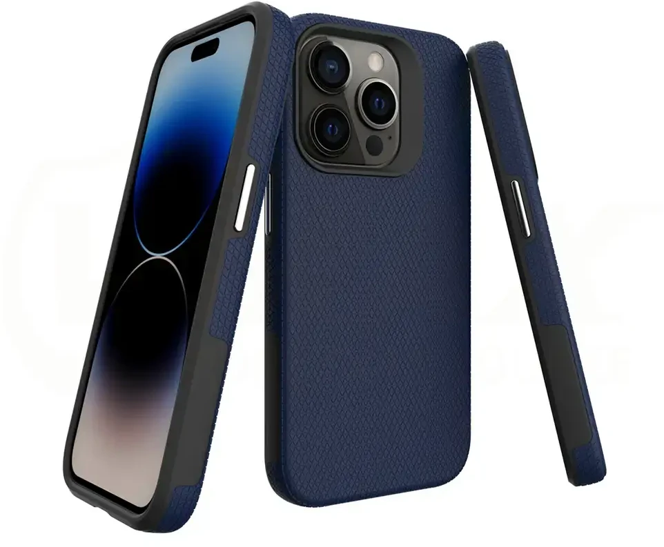 Mėlynas „Vmax Triangle“ dėklas, skirtas „iPhone 16 Pro Max / 17 Pro Max“, tamsiai mėlynas