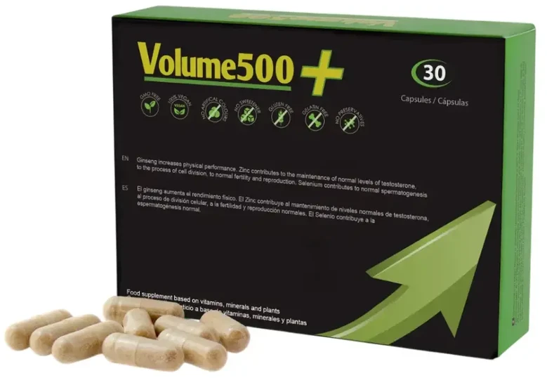 Volume500 500Cosmetics 500 COSMETICS - VOLUME 500 INCREASE THE QUANTITY AND QUALITY OF SPERM