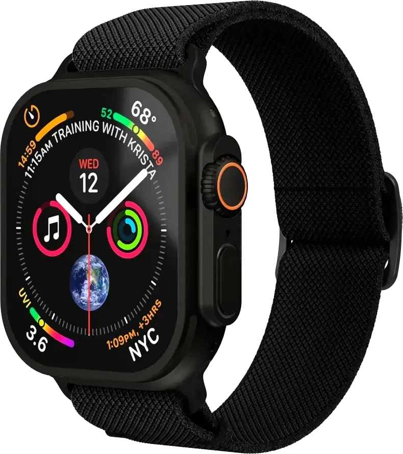 Vonmählen Classic Nylon Loop 44, 45, 46, 49mm One Size All, Juodas
