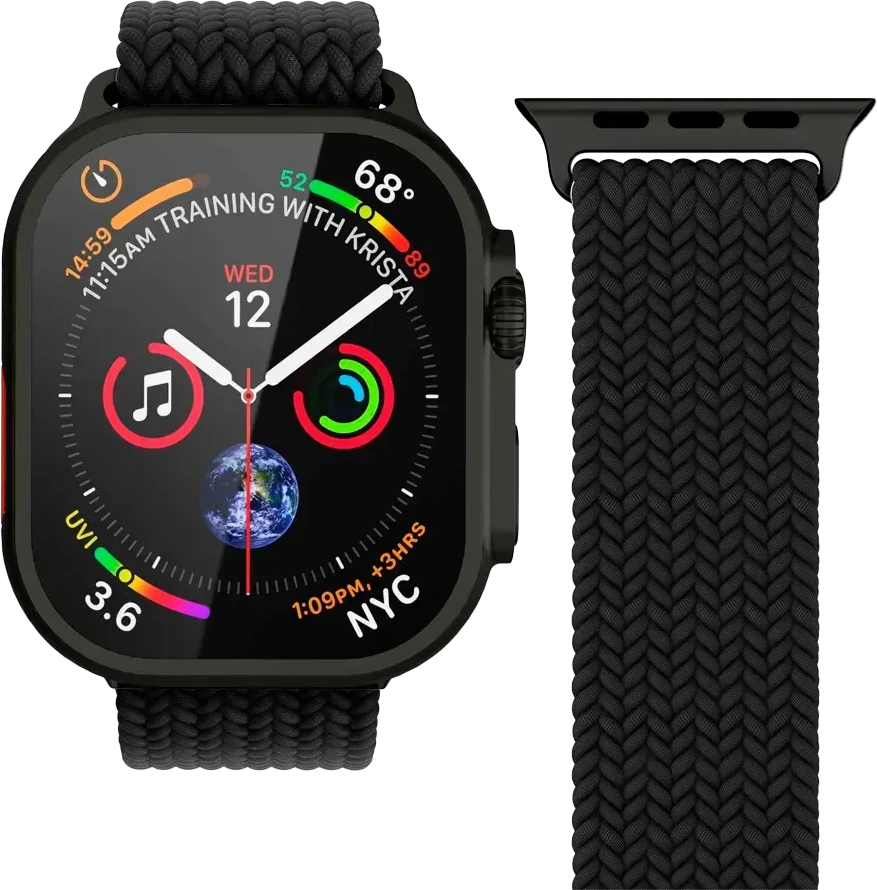 Vonmählen Woven Loop 44, 45, 46, 49mm One Size, All Juodas