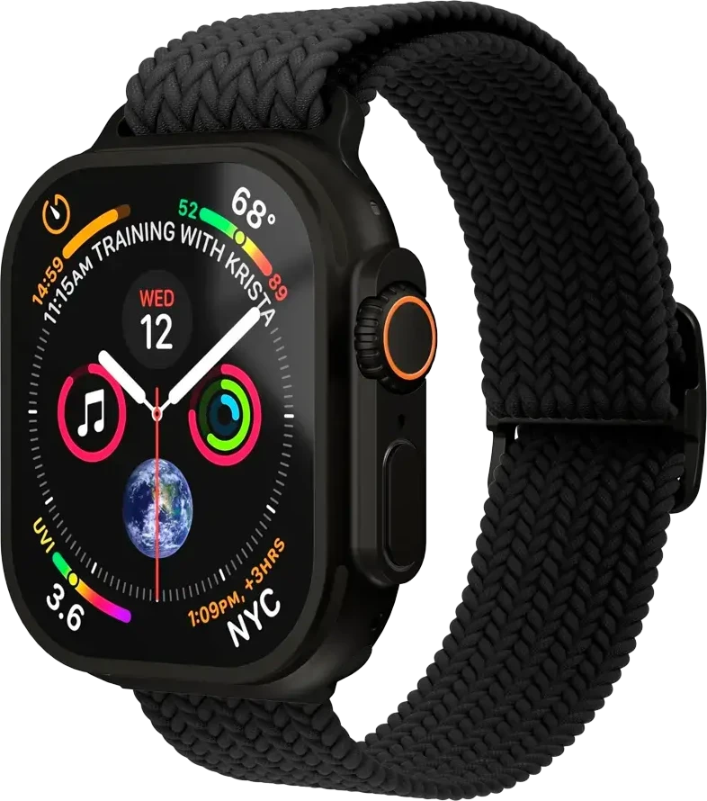 Vonmählen Woven Loop 44, 45, 46, 49mm One Size, All Juodas