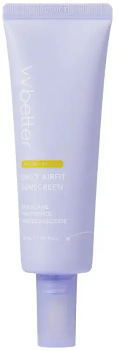 VV Better Daily Airfit UV Protection Sunscreen Kreminis For Face SPF50+, 50 ml