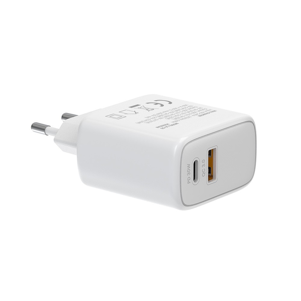 Savio Įkroviklis jungiama į tinklą LA-10 30W Quick Charge Power Delivery 3.0 Balta + Kabelis