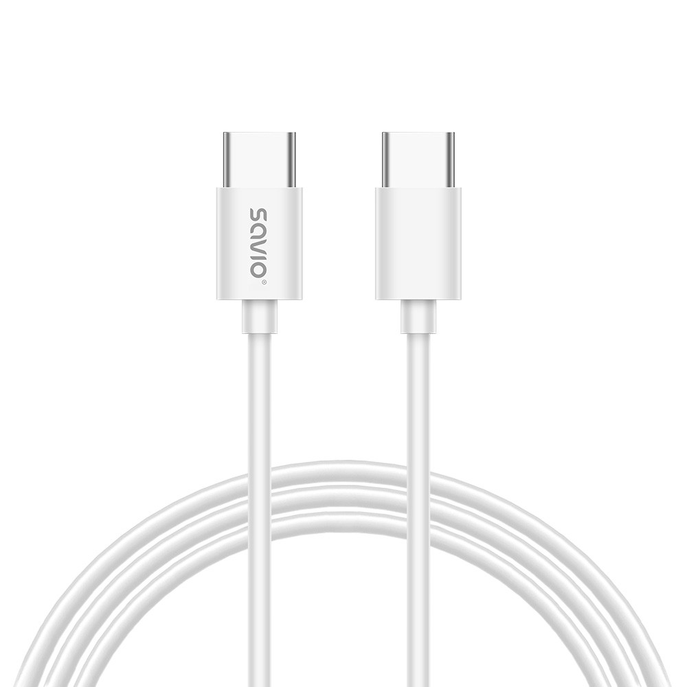 Savio Įkroviklis jungiama į tinklą LA-10 30W Quick Charge Power Delivery 3.0 Balta + Kabelis