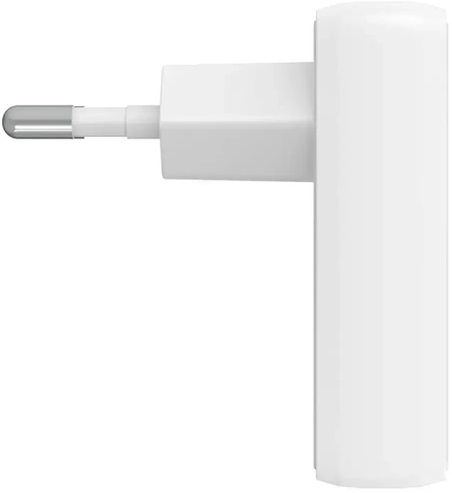 Laidinis įkroviklis 4smarts FlatPlug Duos 20W GaN USB-C + USB-A baltos spalvos