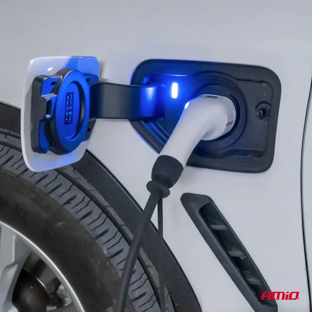 Sieninis elektromobilio įkroviklis, trijų fazių, 11 kW, 16 A, 400 V, amio-04842