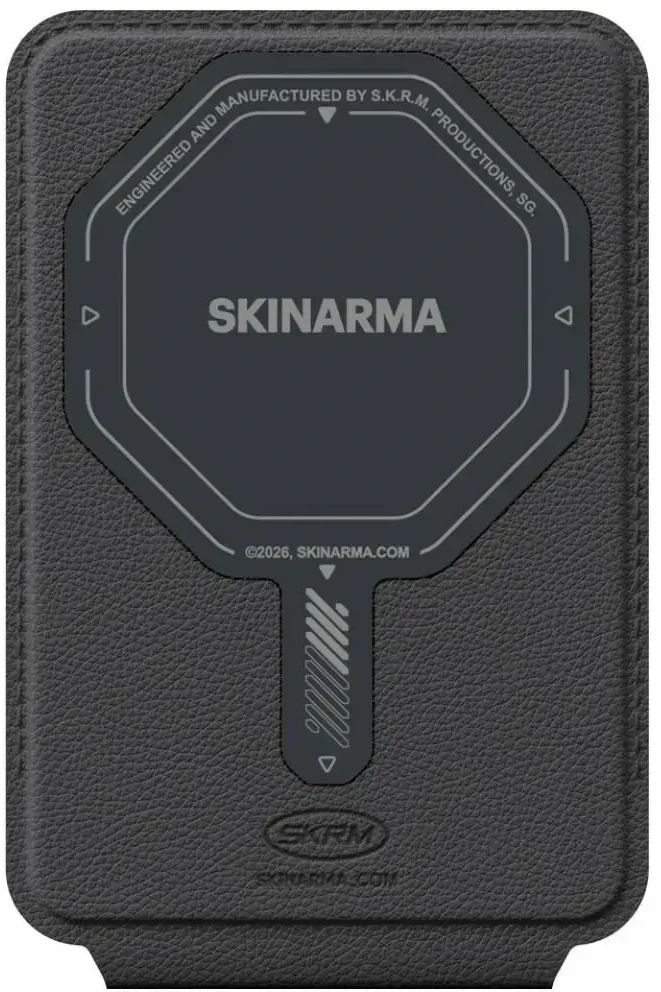 Dėklas „Skinarma Axis“ magnetinė sulankstoma trikojo piniginė, tamsiai pilka
