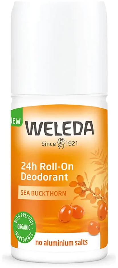 Weleda Sea Buckthorn 24h Roll-On Dezodorantas moterims, 50 ml