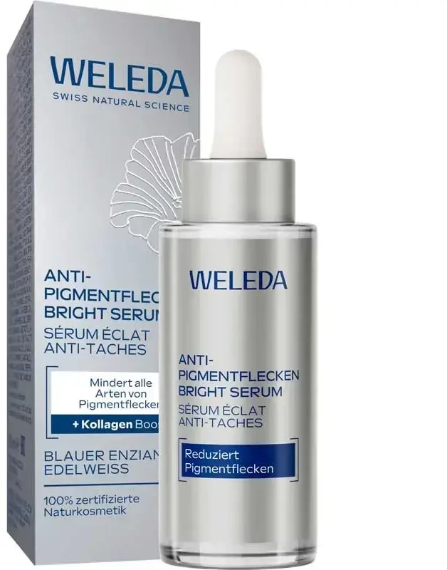 Weleda Serum for pigment spots Mėlyna Gentian and Alpine Edelweiss (Serum) 30 ml