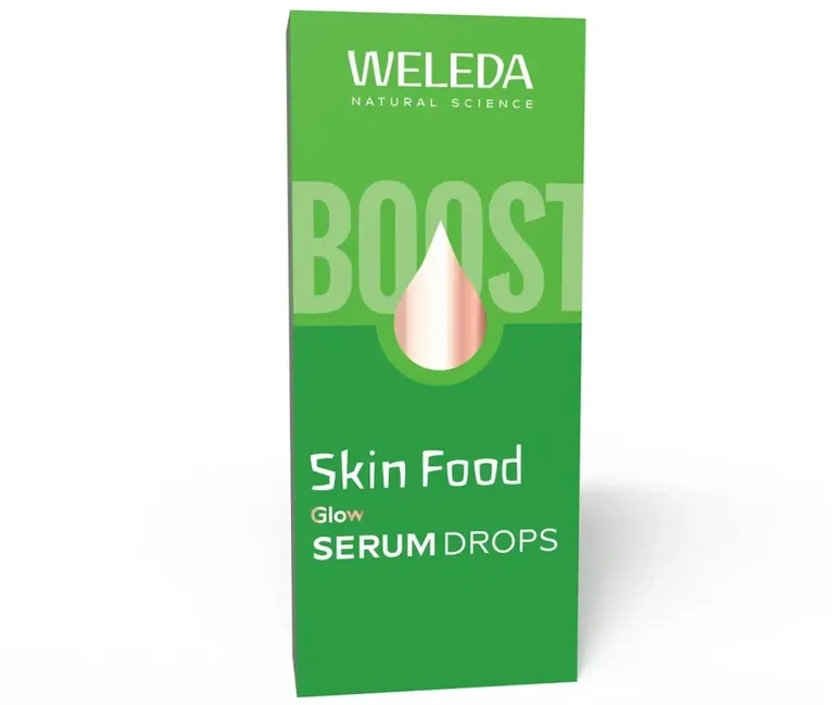 Weleda „Skin Food Glow“ skaistinamasis serumas (serumo lašai) 30 ml