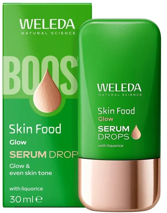 Weleda „Skin Food Glow“ skaistinamasis serumas (serumo lašai) 30 ml