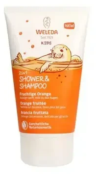 Weleda Cos šampūnas ir kūno prausiklis vaikams Naranja Frutal 150ml