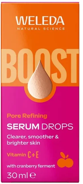 Weleda Boost poras valantys serumo lašai 30ml
