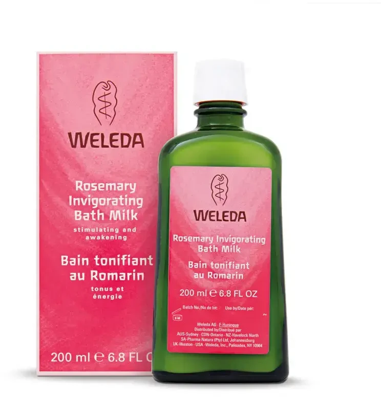 Weleda Rosemary Bath Milk Vonios putos moterims, 200 ml
