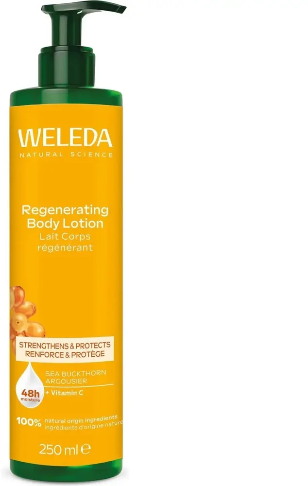 Weleda Sea buckthorn regenerating body lotion (Regenerating Losjonas kūnui) 250 ml