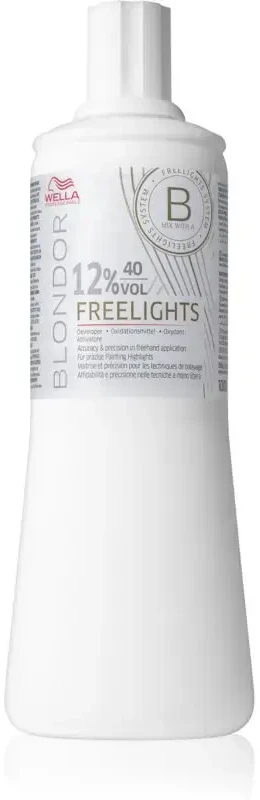Oksidacinė emulsija Wella Blondor Freelights 12% 1000 ml