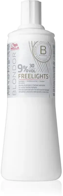 Oksidacinė emulsija Wella Blondor Freelights 9% 1000 ml
