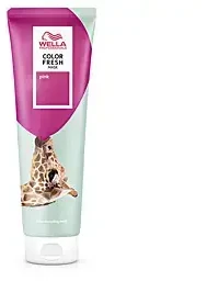 Kaukė suteikianti atspalvį plaukams Wella Color Fresh Mask 150 ml - Rožinė