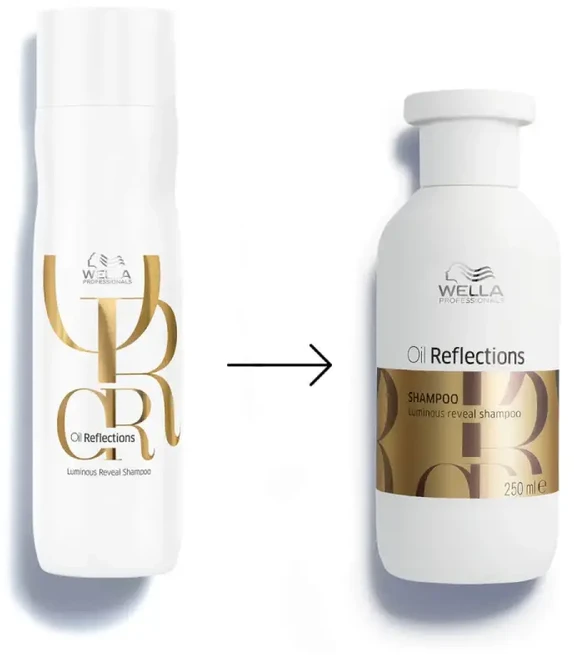 Švytėjimą išryškinantis šampūnas Wella Oil Reflections Šampūnas 250 ml