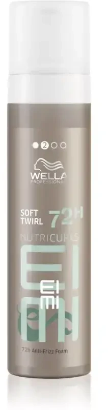 Plaukų putos garbanotiems plaukams Wella Eimi Nutricurls Soft Twirl 72H Mousse 200ml
